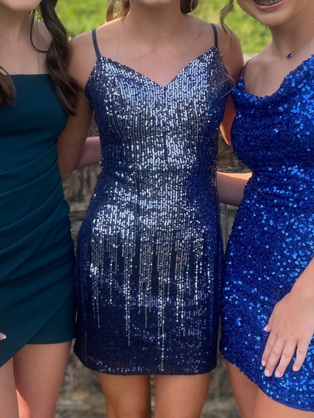 Blue Hoco Dress
